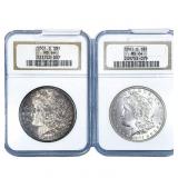 [2] 1881-1901 Morgan Silver Dollar NGC MS64