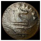 1787 Nova Caesarea New Jersey Copper LIGHTLY  CIR