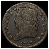 1829 Classic Head Half Cent LIGHTLY  CIRCULATED