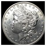 1899-S Silver Morgan Dollar CHOICE AU