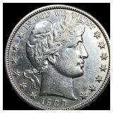 1900-S Silver Barber Half Dollar CLOSELY  UNCIRCU