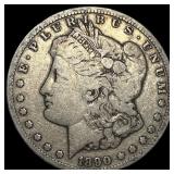 1890-CC Silver Morgan Dollar LIGHTLY  CIRCULATED