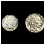 [2] 1905-1928 U.S. Coin Lot 5C & 10C