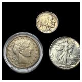 [3] 1911-1939 U.S. Coin Lot 5C & 50C