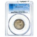 1897-S Barber Quarter PCGS F15