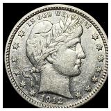 1912 Silver Barber Quarter NEARLY  UNCIRCULATED