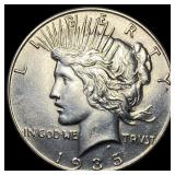 1935 Silver Peace Dollar CHOICE AU