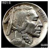 1921-S Buffalo Nickel HIGH GRADE