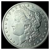 1897-O Morgan Silver Dollar CLOSELY  UNCIRCULATED
