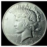 1935-S Silver Peace Dollar NEARLY  UNCIRCULATED