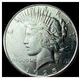 1925-S Silver Peace Dollar CHOICE BU