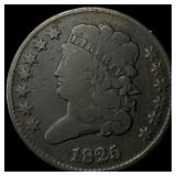 1825 Classic Half Cent LIGHTLY CIRCULATED