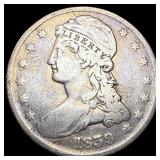 1839 Silver Capped Bust Half Dollar LIGHTLY  CIRC