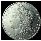 1892 Morgan Silver Dollar CHOICE AU