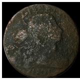 1801 Draped Bust Large Cent NICELY CIRCULATED