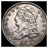 1834 Silver Capped Bust Dime CLOSELY  UNCIRCULATE