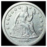 1856-O Silver Seated Liberty Dime NEARLY  UNCIRCU