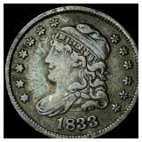 1833 Capped Bust Half Dime NEARLY  UNCIRCULATED