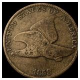 1858 Flying Eagle Cent NEARLY UNCIRCULATED