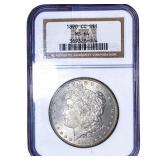 1890-CC Morgan Silver Dollar NGC MS64