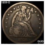 1859-O Seated Liberty Dollar NEARLY UNCIRCULATED