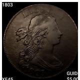 1803 Draped Bust Large Cent NEARLY UNCIRCULATED