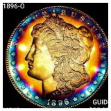 1896-O Morgan Silver Dollar CHOICE BU+