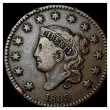 1833 Coronet Head Large Cent LIGHTLY  CIRCULATED