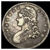 1834 Capped Bust Half Dollar NEARLY UNCIRCULATED