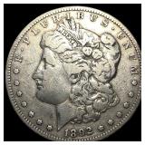 1892-S Morgan Silver Dollar NEARLY UNCIRCULATED