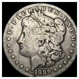1886 Silver Morgan Dollar LIGHTLY CIRCULATED