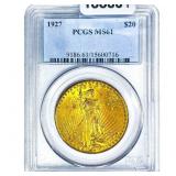 1927 $20 Gold Double Eagle PCGS MS61