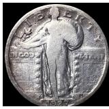 1927-S Standing Liberty Silver Quarter LIGHTLY CIR