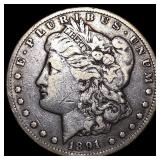 1891-CC Silver Morgan Dollar NEARLY UNCIRCULATED