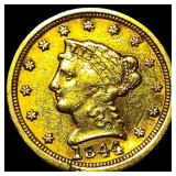 1844-D $2.50 Gold Quarter Eagle