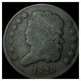 1825 Classic Head Half Cent CHOICE AU
