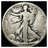 1921 Walking Liberty Half Dollar LIGHTLY  CIRCULA