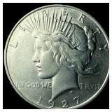 1927-D Silver Peace Dollar CLOSELY  UNCIRCULATED