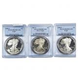 [3] 1986-1998 Silver Eagle PCGS PR69 DCAM