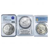 [3] 1923-2023 Silver Eagle and Silver Peace Dollar