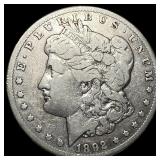 1892-CC Silver Morgan Dollar LIGHTLY  CIRCULATED