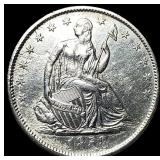 1858-O Silver Seated Liberty Half Dollar  CHOICE