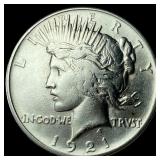 1921 Silver Peace Dollar CLOSELY UNCIRCULATED