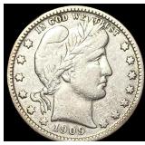 1909-O Barber Quarter