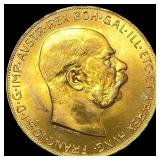 1915 Austria Gold 100 Corona