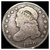 1830 Silver Capped Bust Dime NICELY  CIRCULATED