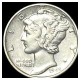 1942 Mercury Silver Dime