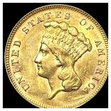 1878 $3 Gold Piece