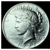 1921 Silver Peace Dollar CHOICE AU
