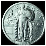 1920-S Silver Standing Liberty Quarter  CLOSELY U